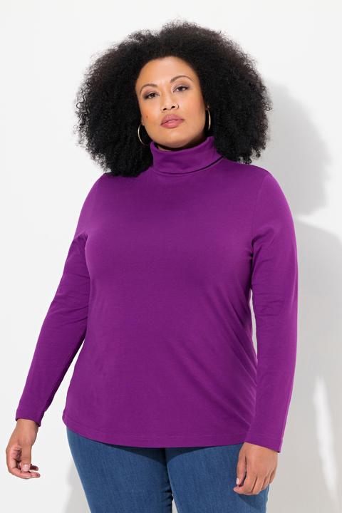 Produktbild Ulla Popken Shirt, Rollkragen, Slim, Langarm (62)