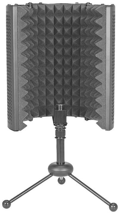 Produktbild Omnitronic AS-04 Tisch-Mikrofon-Absorbersystem, faltbar inkl. Tripod