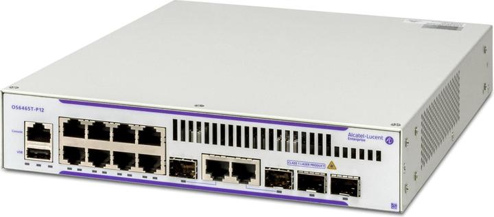Alcatel PoE+ Switch OS6465T-P12 10 Port (10 ports)