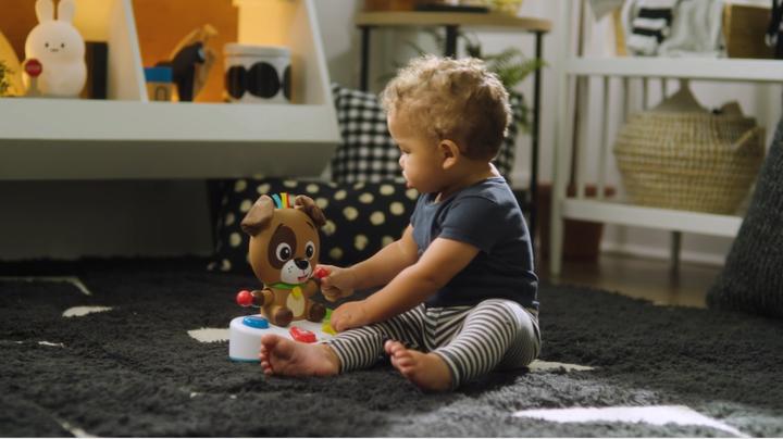 Actual product image Baby Einstein Drum & Learn Dean™ Musical Learning Toy (German, Spanish, French, English)