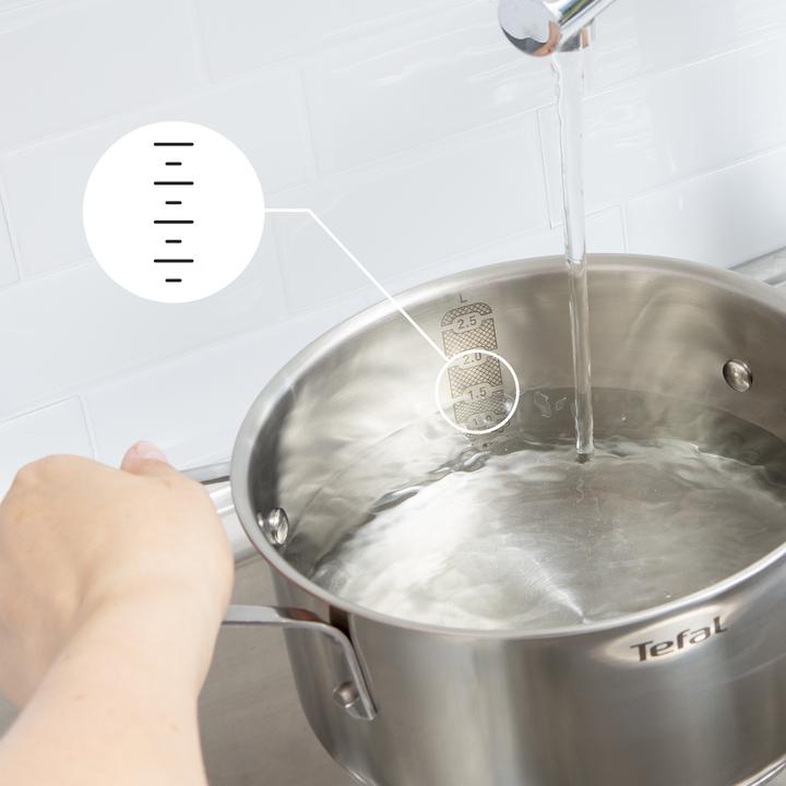 Actual product image Tefal Duetto+ (24 cm, Pot, Stainless steel)