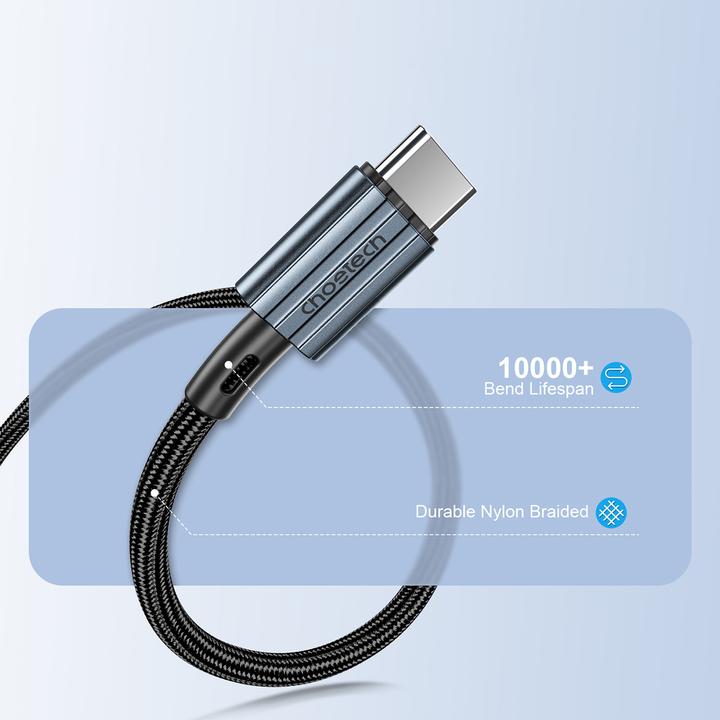Produktbild Choetech USB C – USB C (1.20 m, USB 2.0, 60 W)