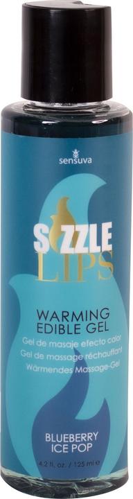 Produktbild Sensuva Sizzle Lips Warming Edible Gel Blueberry Ice Pop 125 ml (125 ml)
