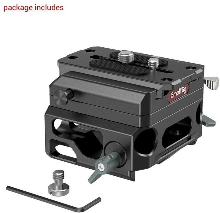 Produktbild SmallRig Lightweight Baseplate with Dual 15mm Rod Clamp (Diverses Video Zubehör)