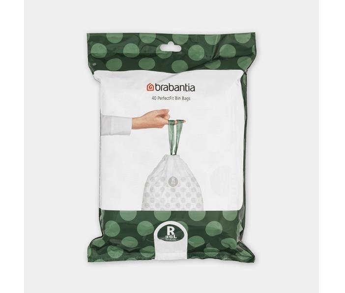 Actual product image Brabantia PerfectFit garbage bag type R, 36 L, 30 pcs. (40x, 36 l)