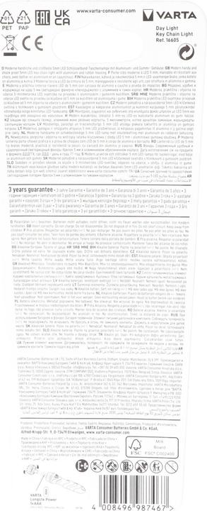 Produktbild Varta Day Light Key Chain Handl. 5mm LED Schlüsselleuchte (9.40 cm, 12 lm)