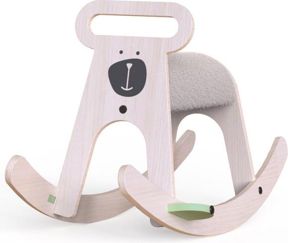 Image du produit MamaToyz Animal à bascule Poney Ours Nature