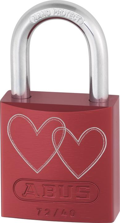 Produktbild Abus 72/40 red Love Lock 4
