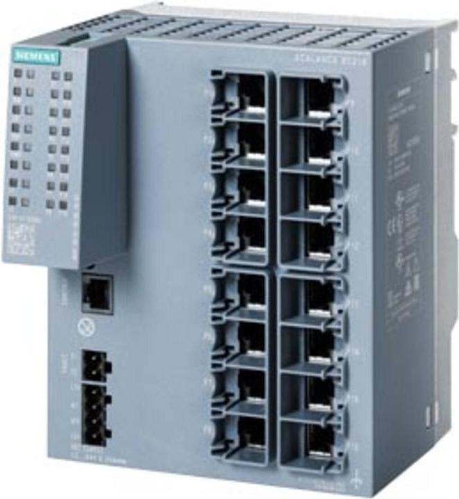 Actual product image Siemens SIEM 6GK5216-0BA00-2AC2 SCALANCE XC216 m IE Switch, 16X 10/100 Mbit/s RJ45 ports (16 Ports)