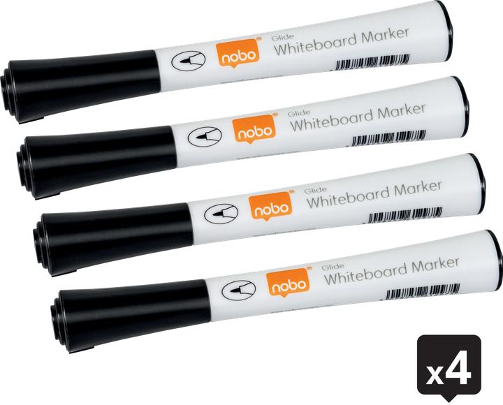 Actual product image Nobo Glide Whiteboard Pen (4x)
