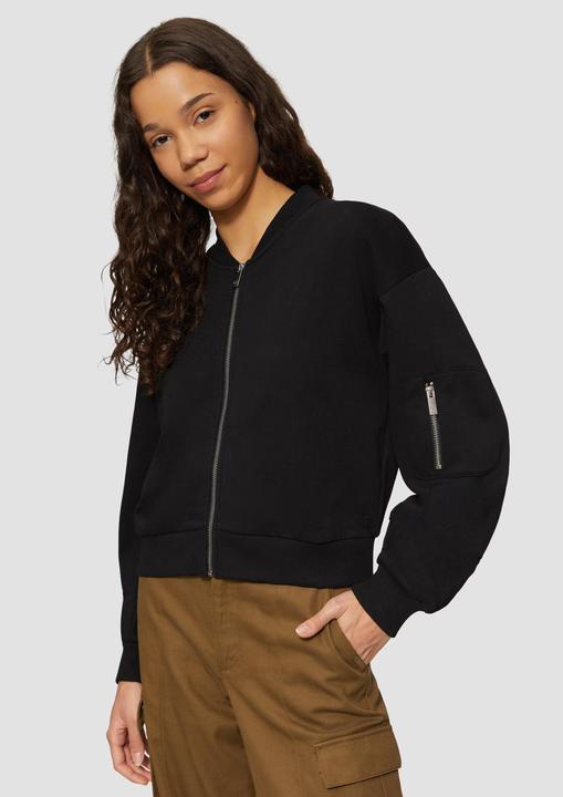 Produktbild s.Oliver Sweatshirt Verkürzter Sweat-Blouson (M)