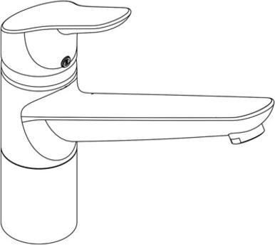 Produktbild Kludi SPT-Bajonett-EHM OBJEKTA DN 15 chr