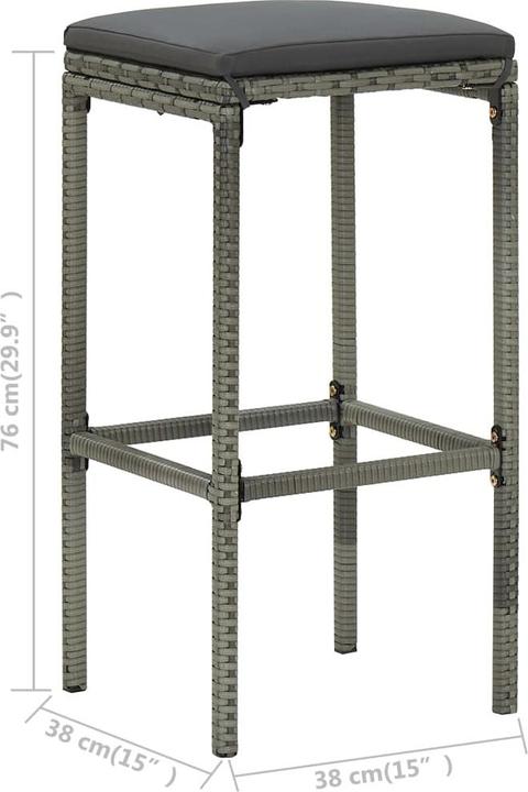 Produktbild vidaXL Barstuhl