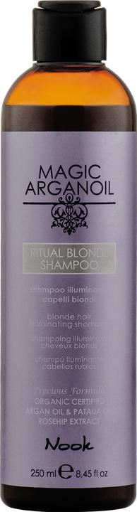Actual product image Nook Magic Arganoil Ritual Blonde Shampoo 250ml (250 ml, Liquid shampoo)
