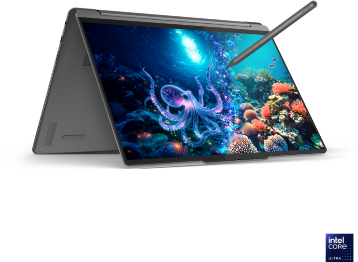 Actual product image Lenovo Yoga 9i 2-in-1 (14", Intel Core Ultra 7 258V, 32 GB, 1000 GB, DE)