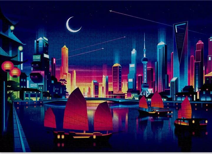 Produktbild Cloudberries Puzzle Skyline 1000 Teile (1000 Teile)