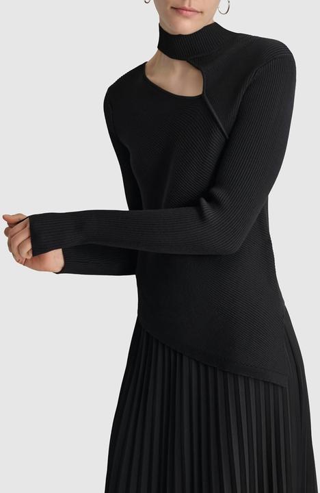 Actual product image DKNY Asymmetrical Cutout Sweater (L)