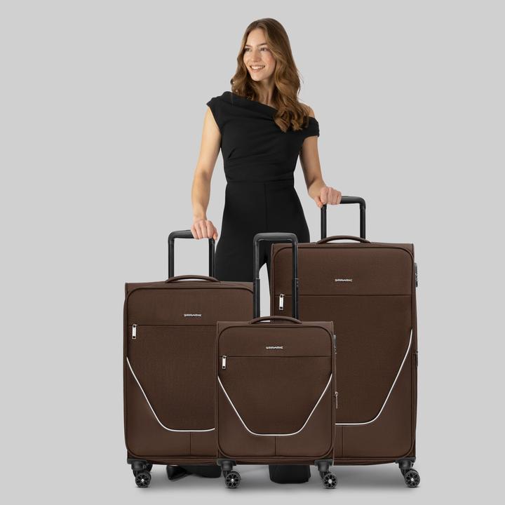 Actual product image Stratic taska 4-Rollen Kofferset 3tlg. mit Dehnfalte (233 l)