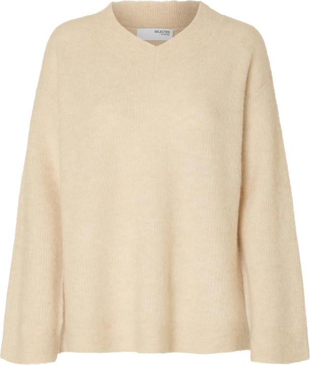 Immagine prodotto Selected Femme Slfsia Ras Ls Knit Long V-Neck Noos (L)