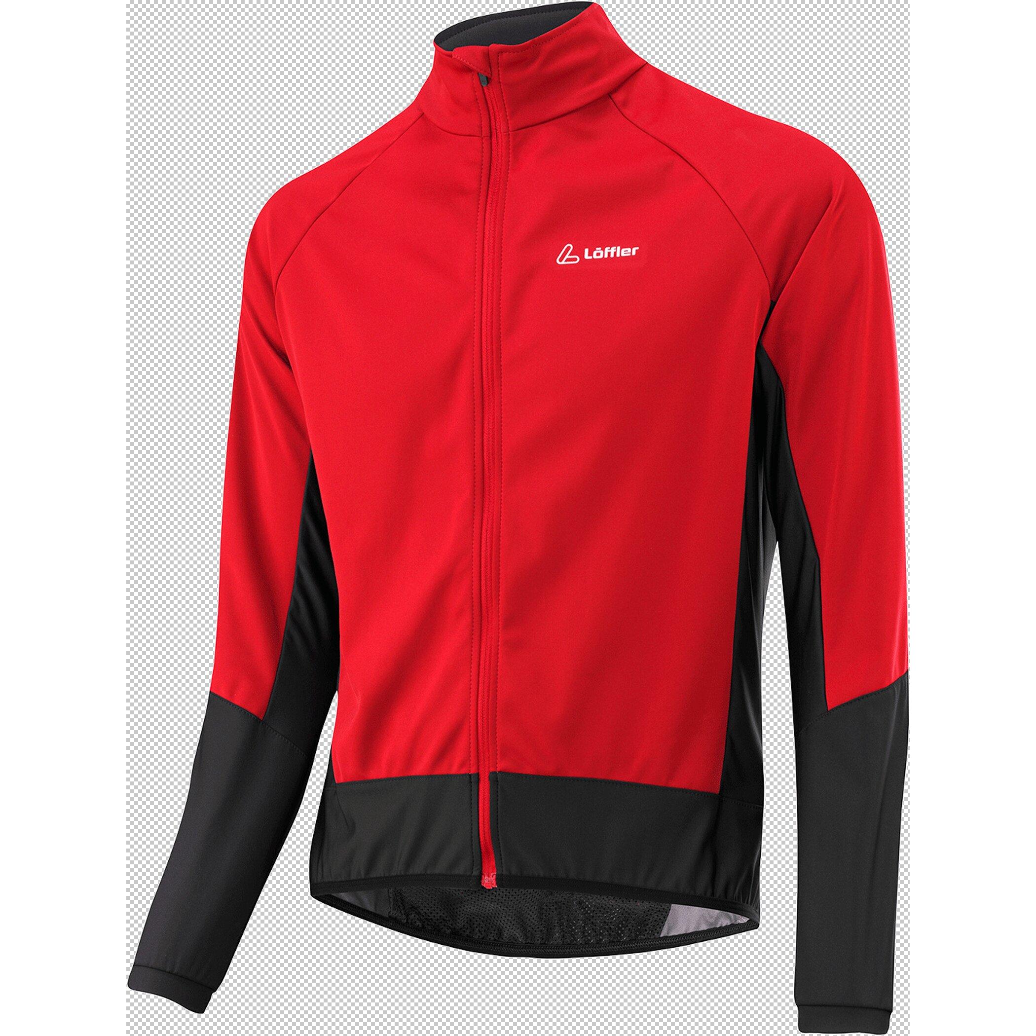 Löffler, Herren, Velojacke, Bike Jacket Alpha II Windstopper Light (50), Schwarz, 50