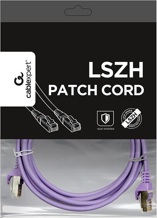 Immagine prodotto Gembird PP6A-LSZHCU-V-1M Cavo di rete viola Cat6a S/FTP (S-STP) (S/FTP, CAT6a, 1 m)