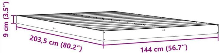 Image du produit vidaXL Lit (140 x 200 cm)