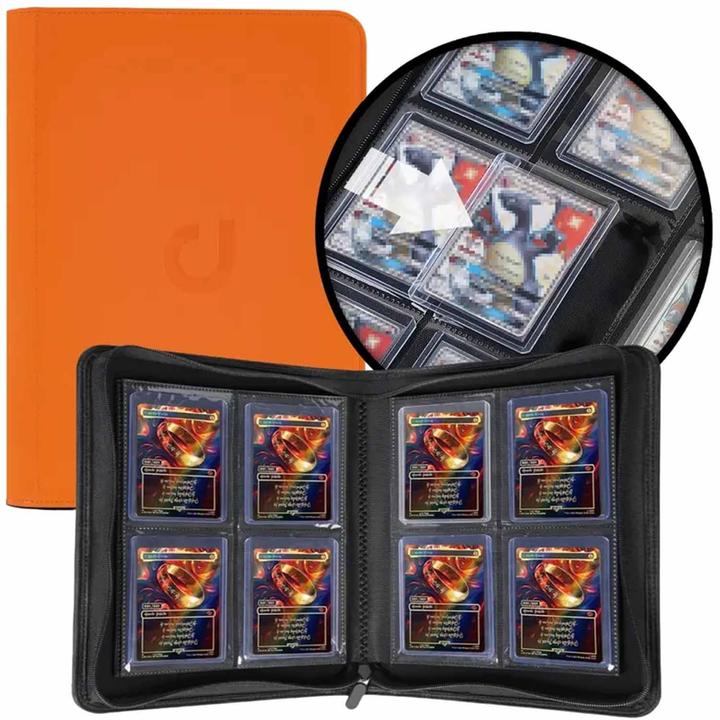 Actual product image BCW Toploader Binder Order Orange (4-Pocket)