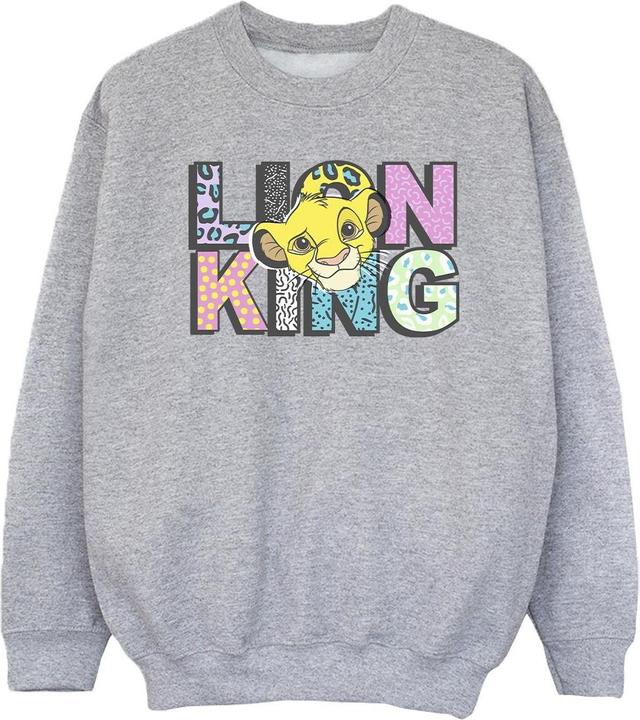 Produktbild Disney The Lion King Pattern Logo Sweatshirt Mädchen (152, 158)