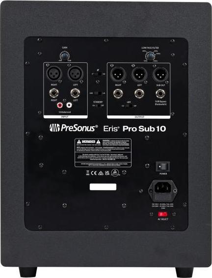 Actual product image PreSonus Subwoofer Eris Pro Sub 10 with 2x cable (1 pcs., 170 W)