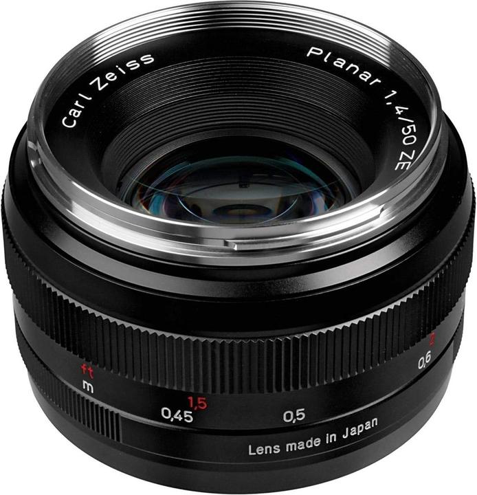 Actual product image Zeiss Planar T lens 50mm, f/1.4, Canon (Canon EF, full size)