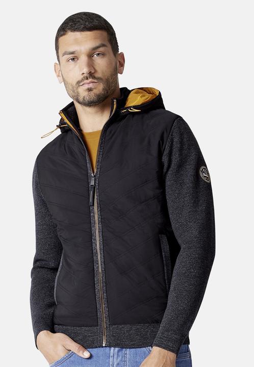 Produktbild Casa Moda Cardigan Strickjacke mit Reissverschluss und abnehmbarer Kapuze (L)