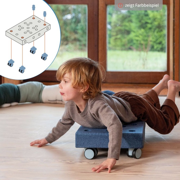 Image du produit Modu Dreamer-Set - Kit de construction XXL Jouet d'équilibre, toboggan, bascule
