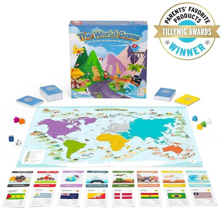 Actual product image The World Game Board Game (German)