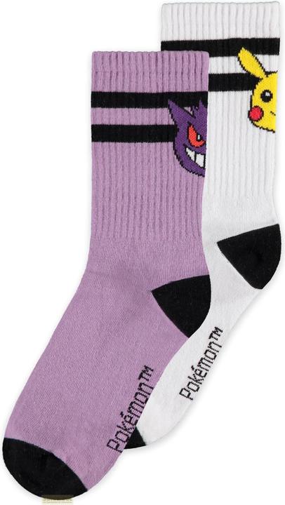 Difuzed Pokemon pack 2 paires de chaussettes Women Heads 35-38 (2er Pack, 35 - 38)