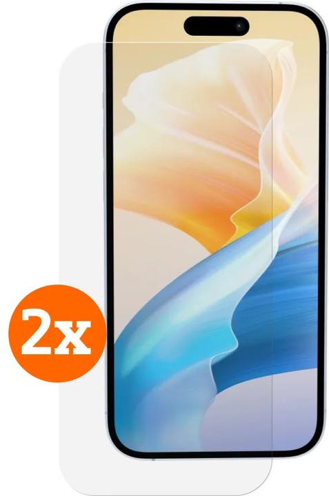 Bluebuilt Apple iPhone 16 Pro Screenprotector Glas Duo Pack (2 pcs., Apple iPhone 16 Pro)
