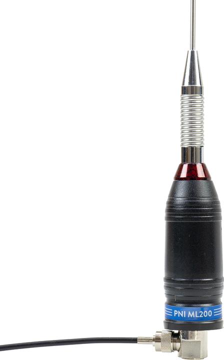 Actual product image PNI CB antenna ML200, length 200 cm, 26-28 MHz, 1000 W, including 4 metre RG58 cable