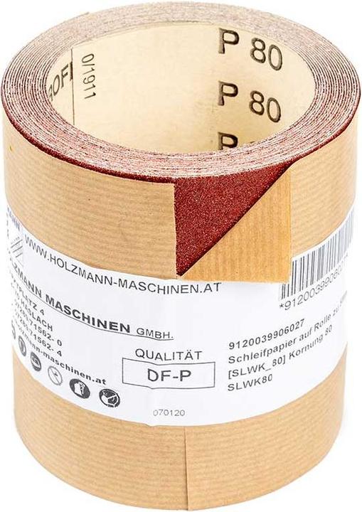 Actual product image Holzmann sanding roll 5m graining: 80 (k80)