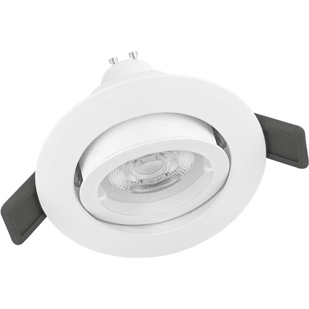Ledvance, Wandleuchte + Deckenleuchte, KIT LED GU10 8.3W CRI90 3000K Spot, Strahler 575lm 3000K warmweiss dimmbar (575 l...
