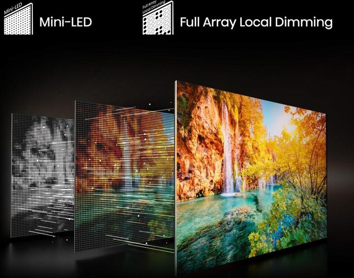 Actual product image Hisense TV 65U6NQ (164 cm (65 inch), black/dark grey, UltraHD/4K, Triple Tuner, Mini LED) (65", Mini-LED, ULED, 4K)