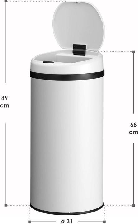 Image du produit Juskys Poubelle automatique avec capteur (40 l)