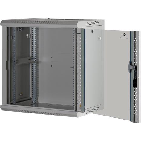 Thumbnail - Rockstable 19" 12 HE 600x440x637mm (10.86 HE, 19 Zoll Rack), Serverschrank, Weiss