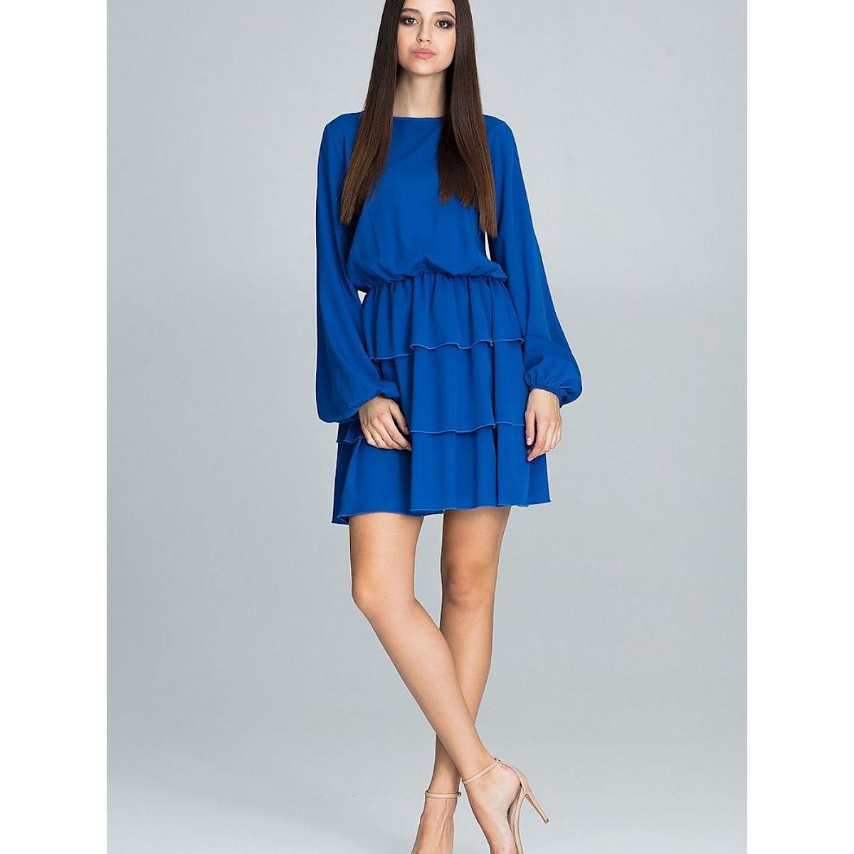 Figl, Damen, Kleider, Alltagskleid, Blau, (L)