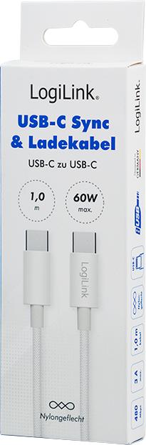 Produktbild LogiLink Prüfen (1 m, USB 2.0, 60 W)