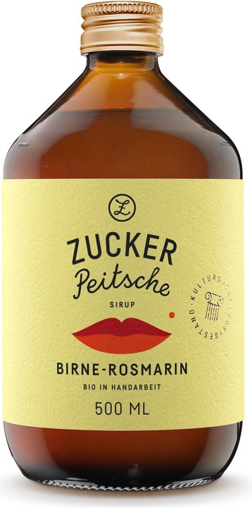 Immagine prodotto Zuckerpeitsche Sciroppo biologico di pere al rosmarino 500 ml (1 x 50 cl)