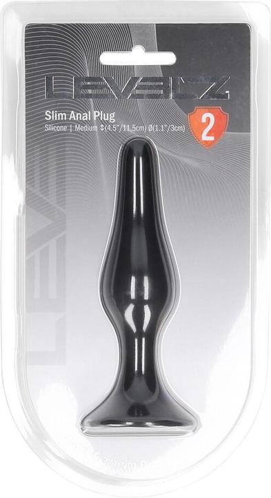 Produktbild Shots Slim Silicone Anal Plug - M - Black