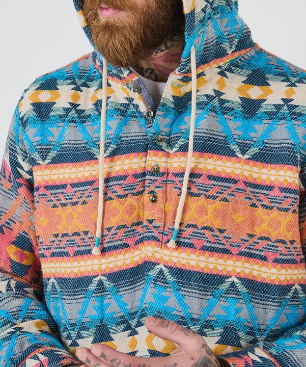 Immagine prodotto Joe Browns Bright Aztec Button Detail Hoodie (S)