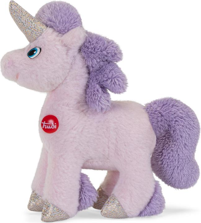 Trudi Sweet Collection Mini Plüsch Einhorn Rosa ca. 10 cm, Grösse XXS, Stofftier mit weichen Material (4 cm)