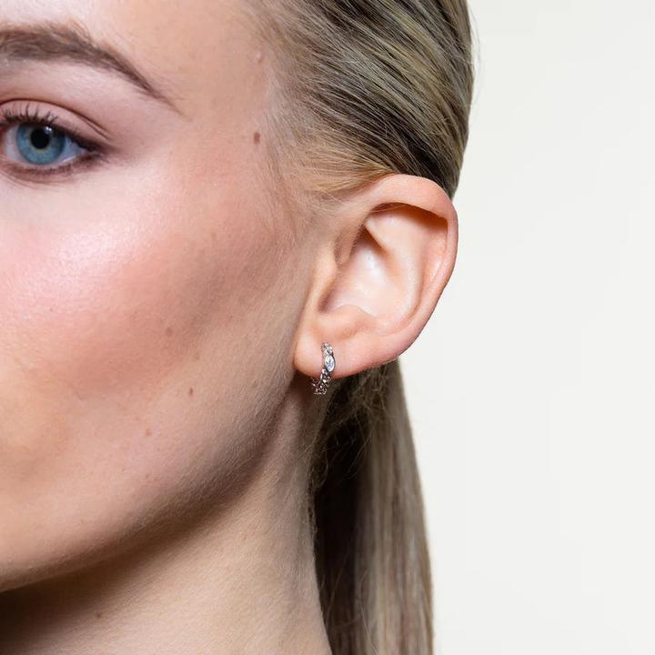 Immagine prodotto Xenox Orecchini a cerchio Curb Mini (Argento 925)