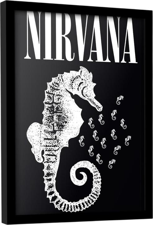 Produktbild Nirvana Seepferdchen Gerahmtes Poster (40 x 30 cm)