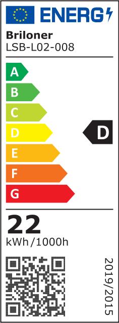 Etichetta energetica Briloner Cadre (3000 lm)